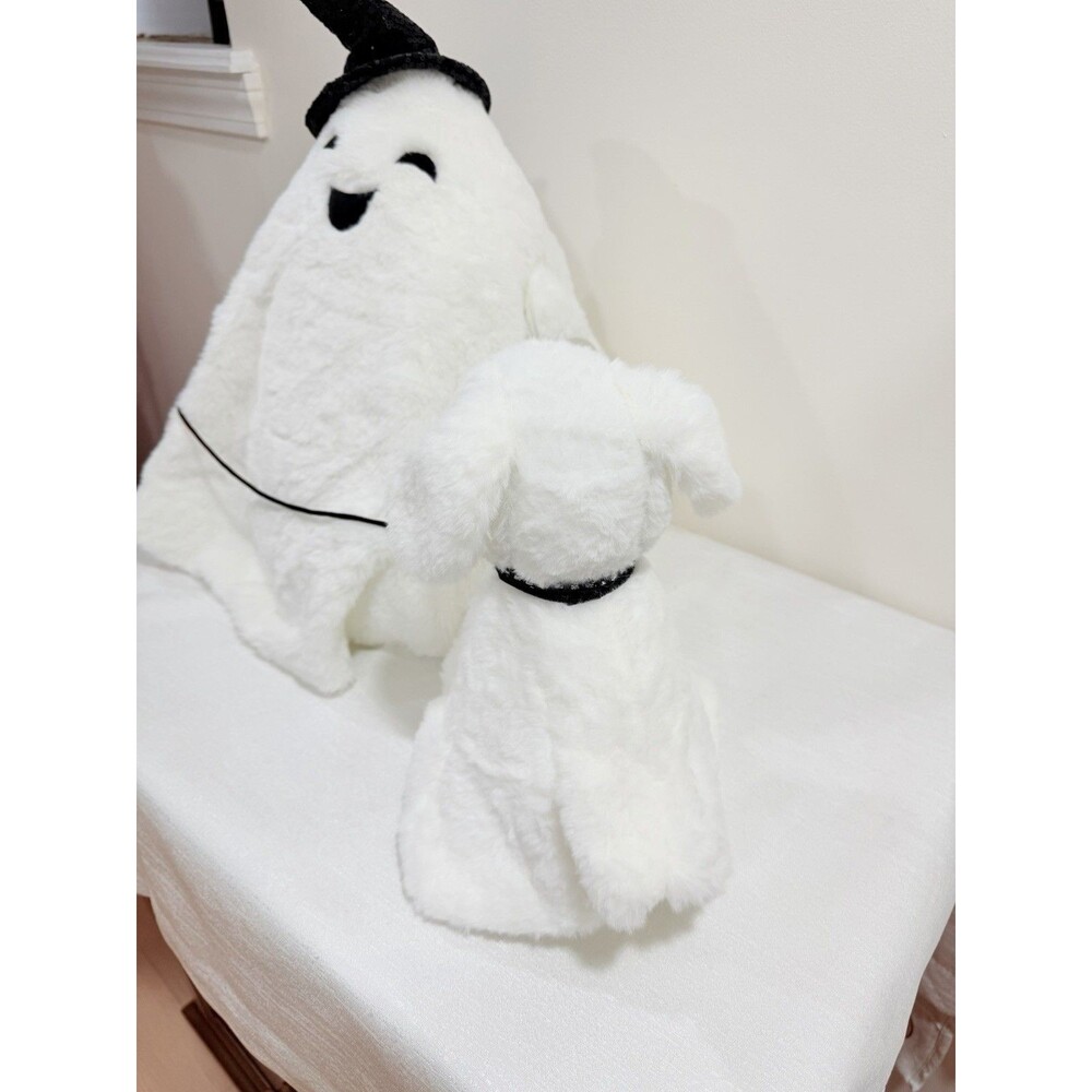 Goblin & Ghoul Ghost Walking Dog Plush Greeter Halloween Summerween - Picture 5 of 12